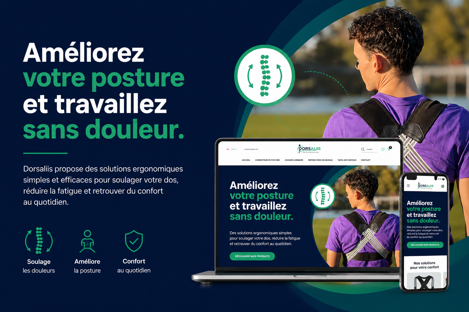 Dorsaliis, boutique ergonomie et posture