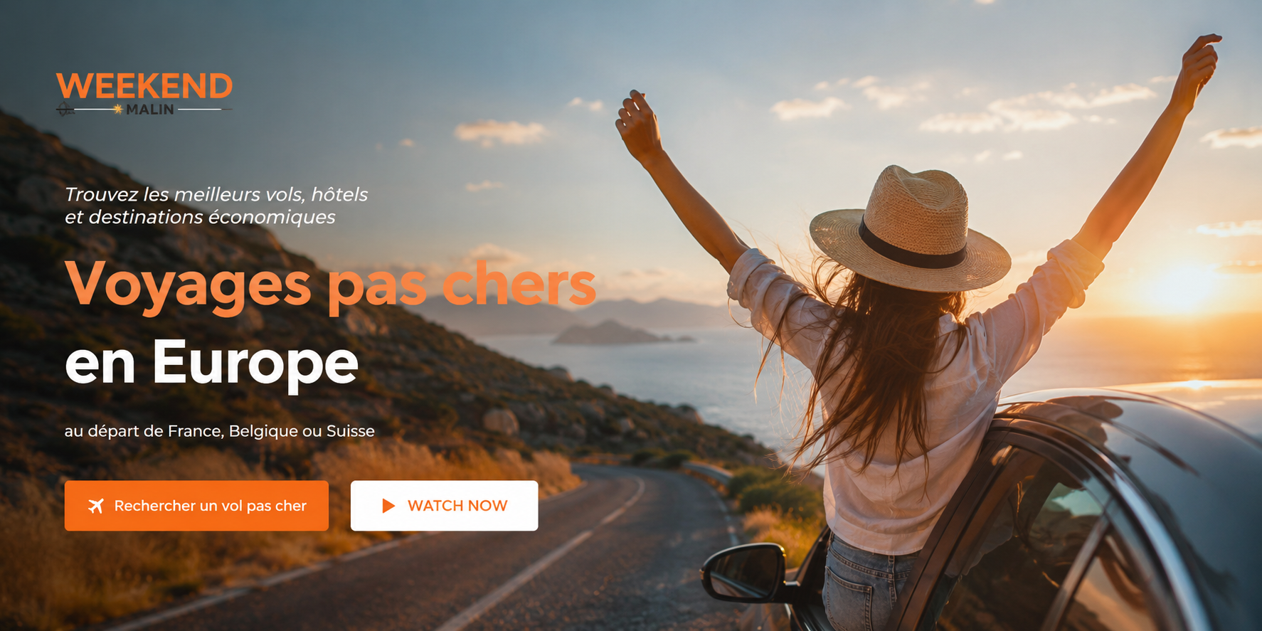 Weekend Malin, plateforme de voyage